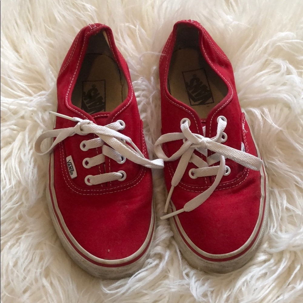 Red Classis Vans